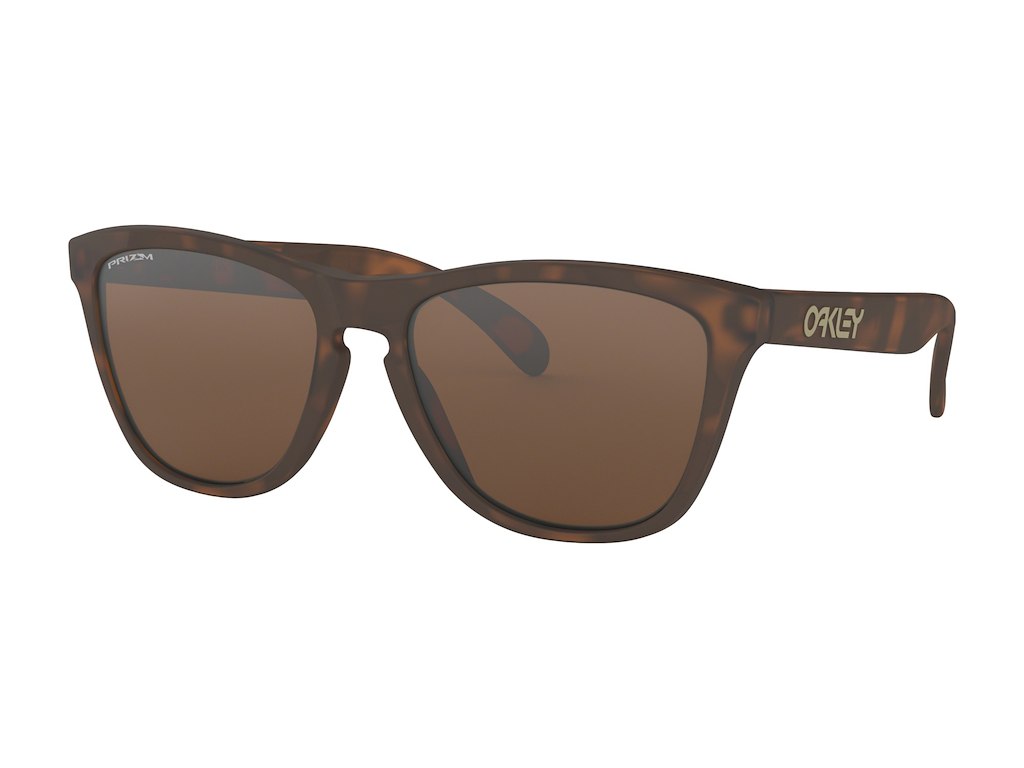 Frogskins Mat Brun Prizm Tungsten fra Oakley