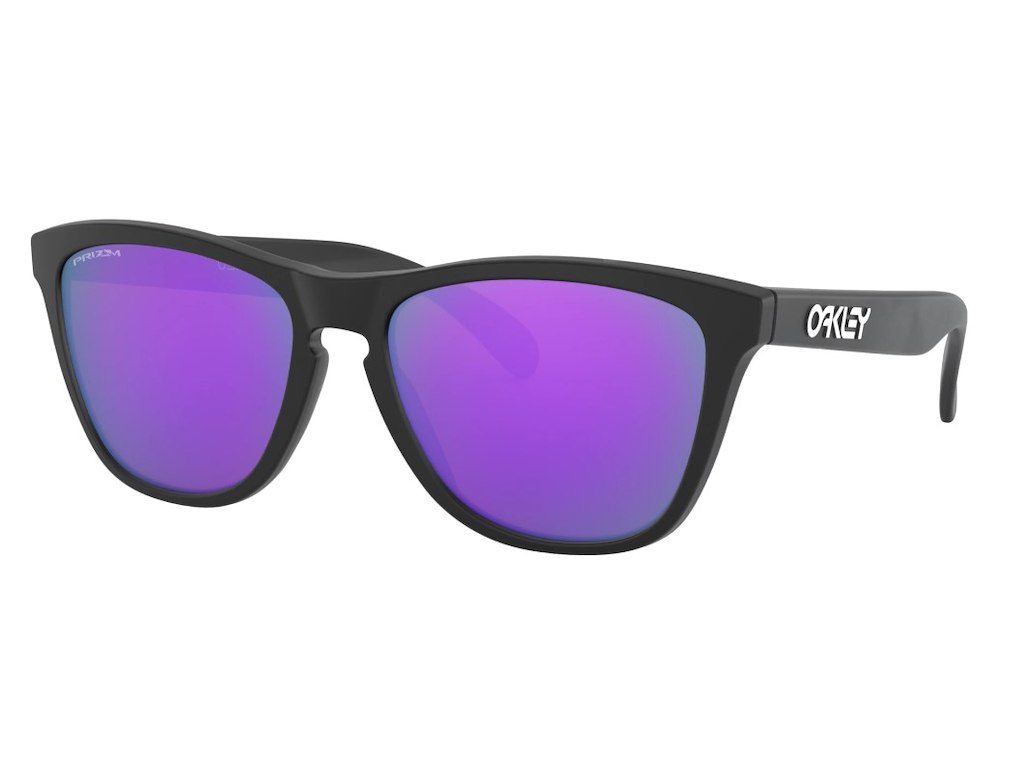 Frogskins Mat Sort Prizm Violet fra Oakley
