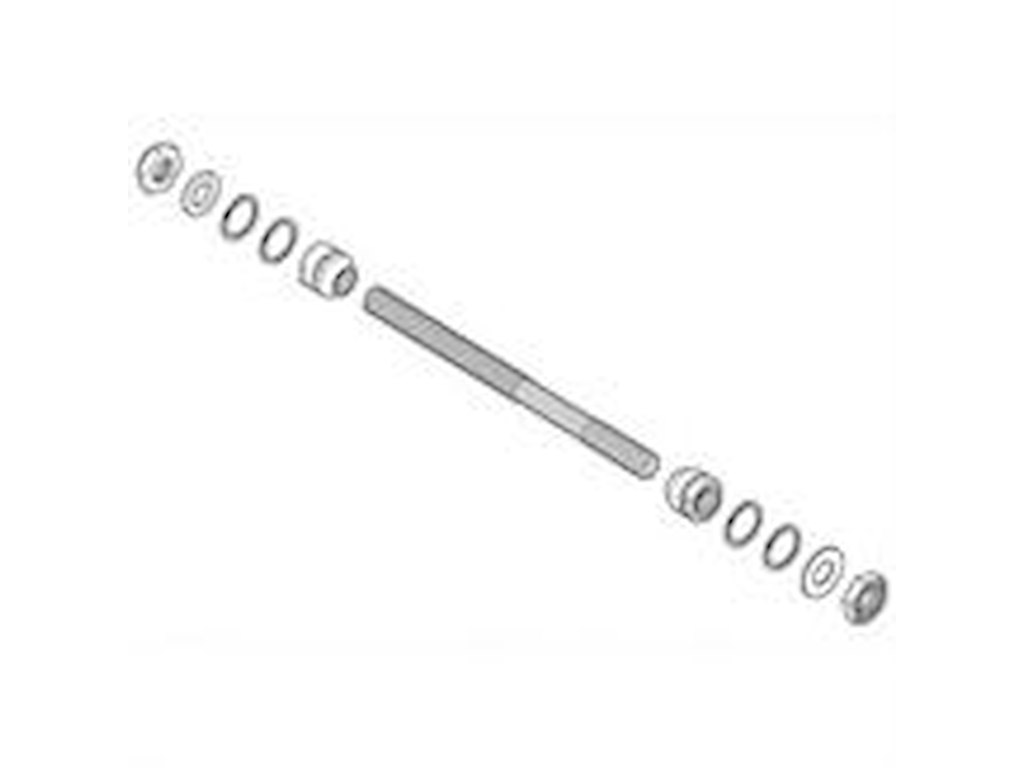Akselsæt Med 2 Kugleringe 5 16 127mm" fra Wag