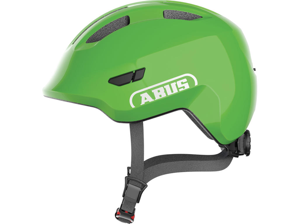 Smiley 3.0 Cykelhjelm Shiny Green (hjelmstørrelse: 45 50 Cm) fra Abus