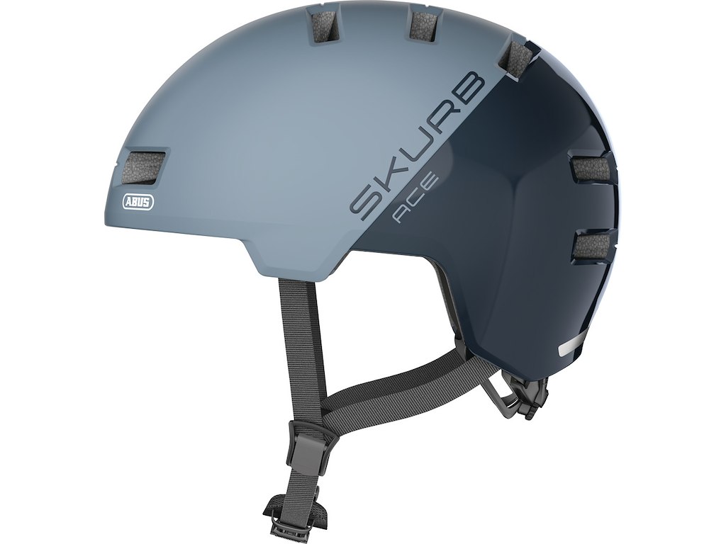 Skurb Ace Skalhjelm Glacier Blue 52 56 Cm fra Abus