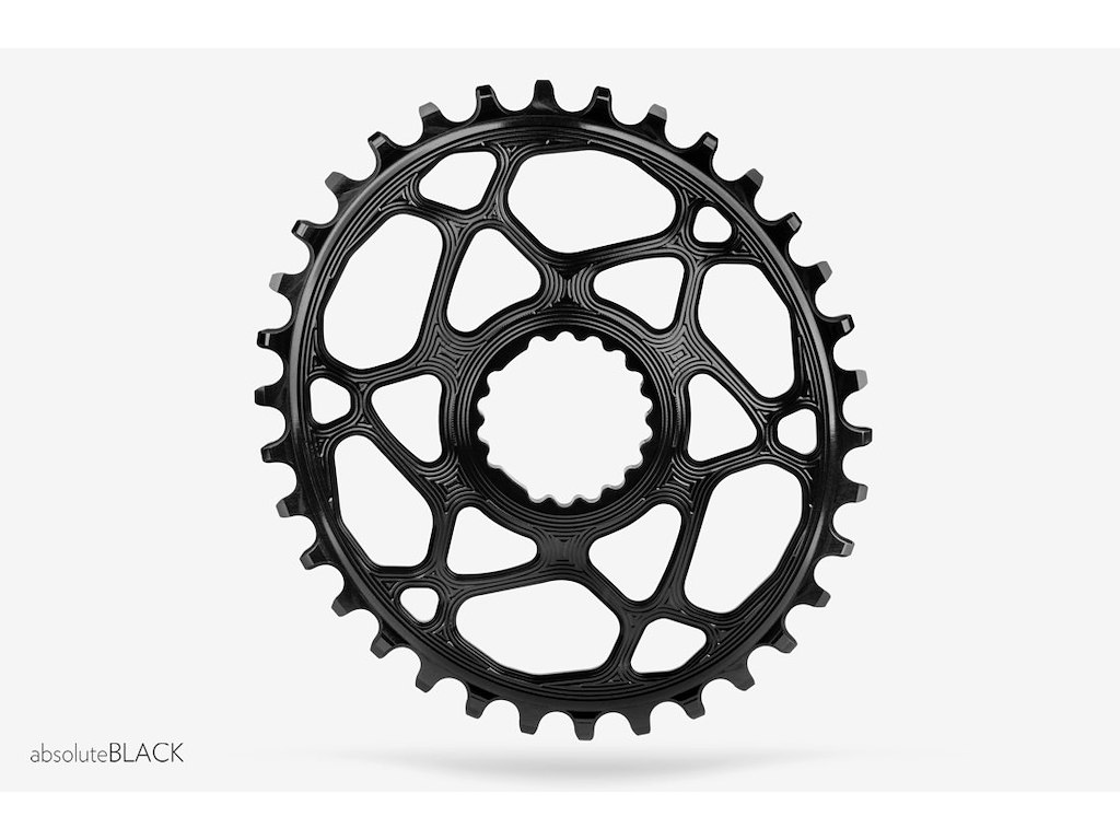 Absolute Black Oval Klinge 30t Til Cannondale Kranksæt fra Absoluteblack