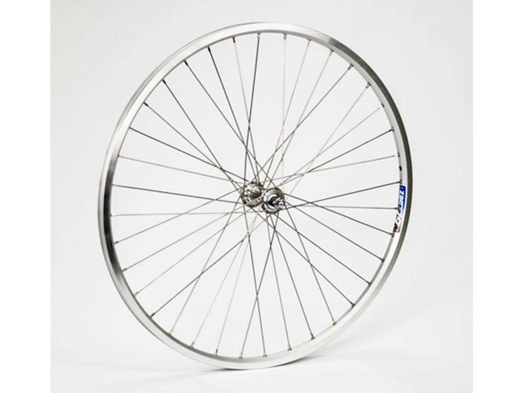 Dobbeltbundet 26" Forhjul Sølv fra Connect