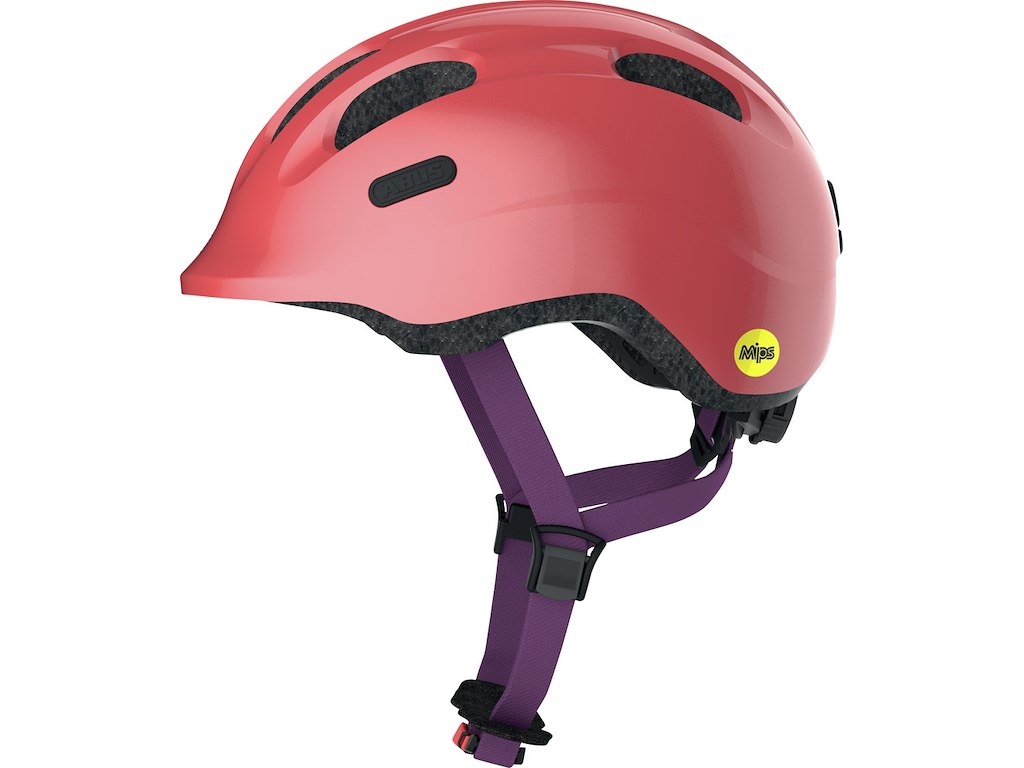 Smiley 2.1 Mips Cykelhjelm Til Børn Sparkling Peach (hjelmstørrelse: 50 55 Cm) fra Abus