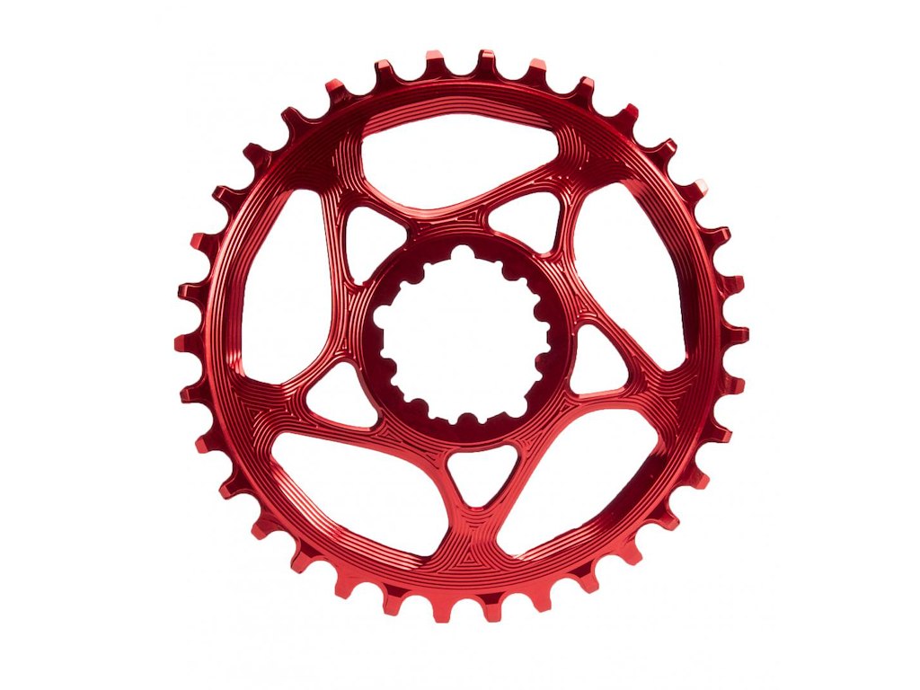 Absolute Black Klinge 34t Direkte Montering Sram Gxp Bb30 Dub Rød fra Absoluteblack
