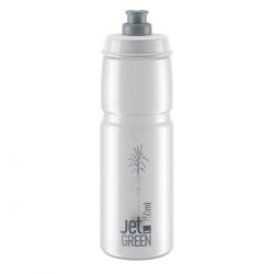 Bottle Jet Green Clear Grey Logo 750ml   Drikkeflaske fra Elite