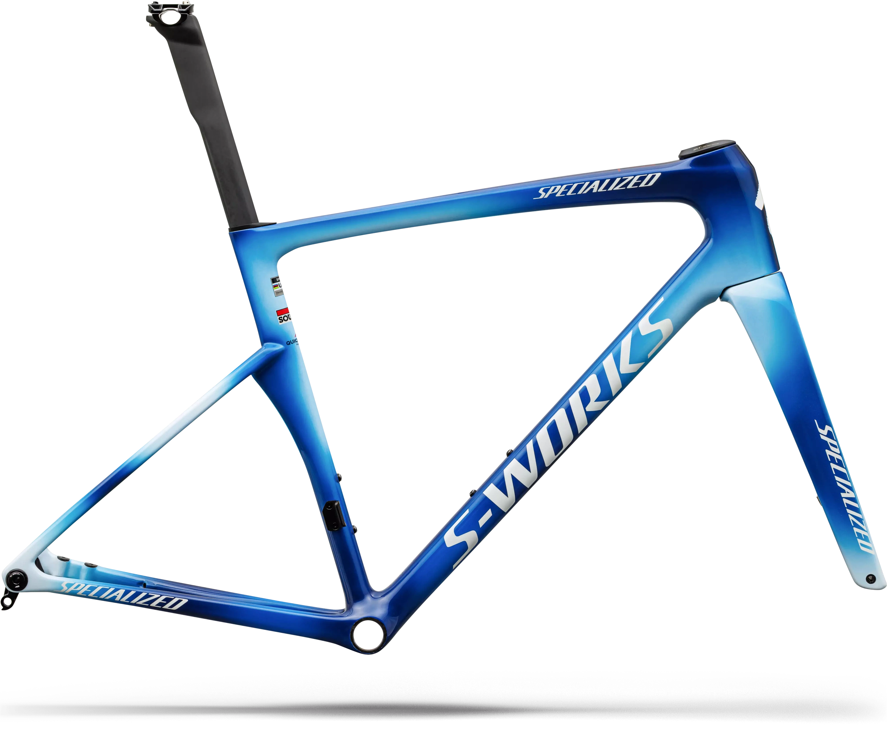 S Works Tarmac Sl9 Team Replica Frameset Soudal Quick Step 2027   Gloss Blue Onyx fra Specialized