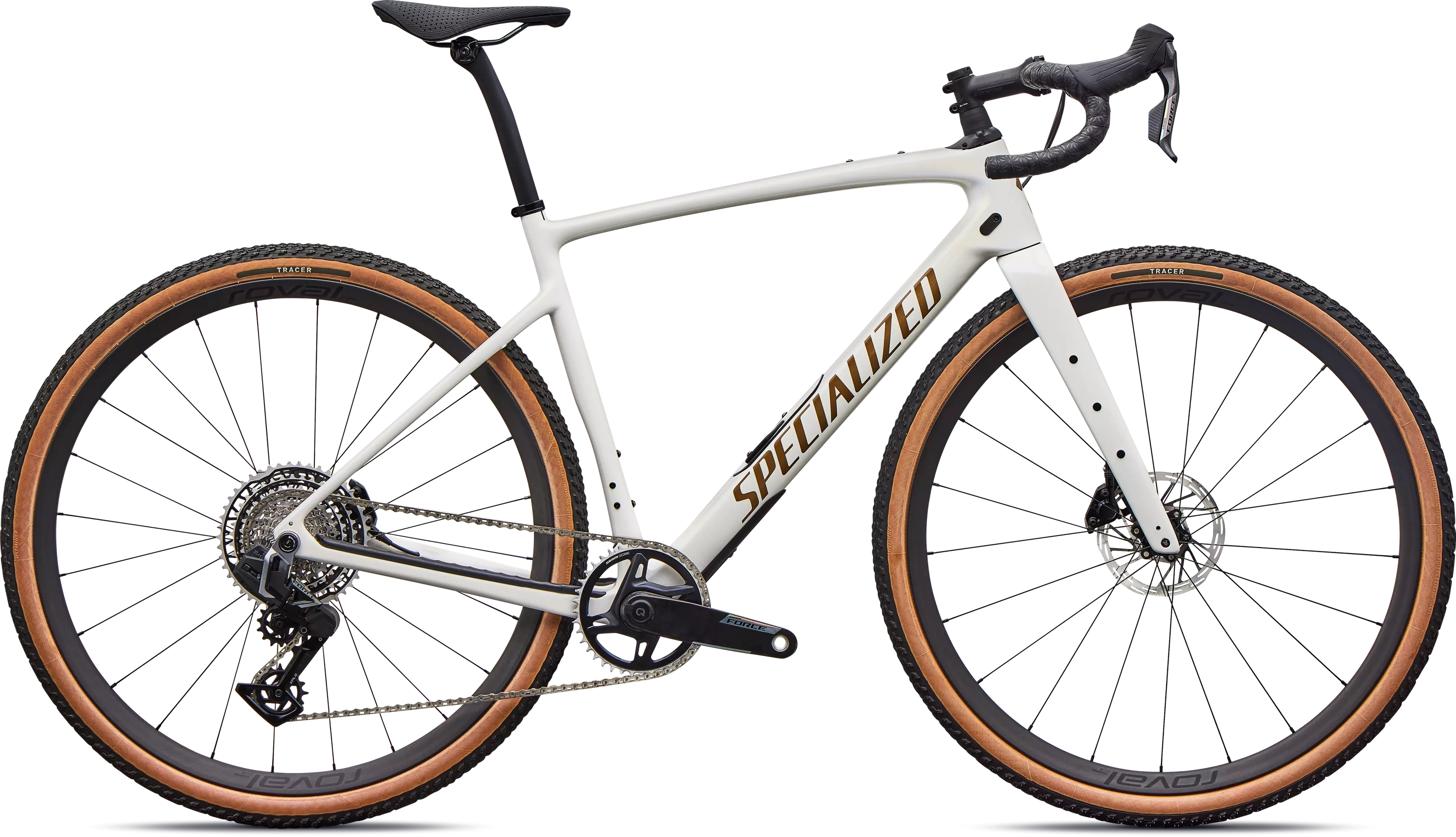 Diverge 4 Pro Sram Force Xplr 2027   Dune White fra Specialized