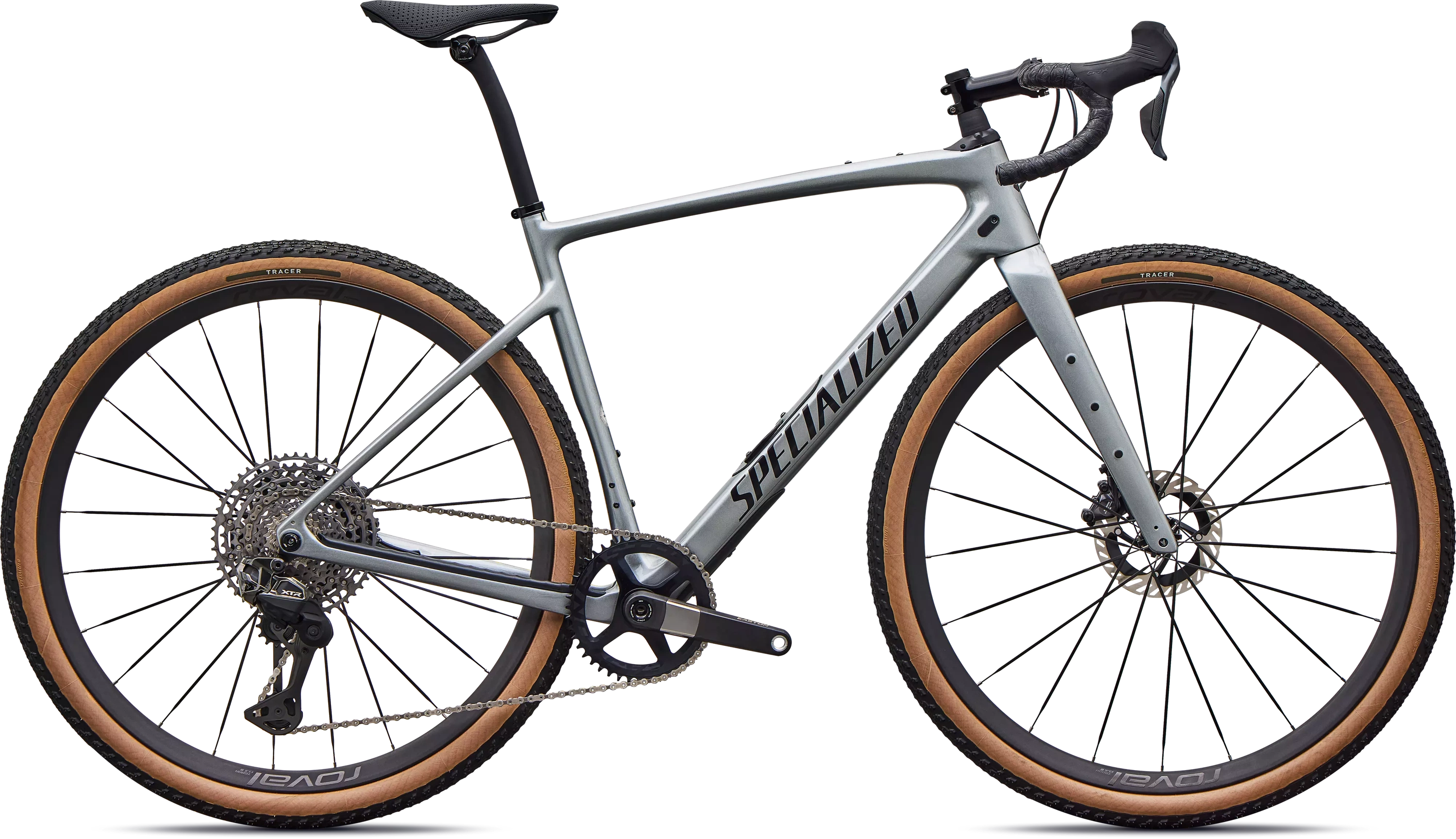 Diverge 4 Pro Ltd Shimano Xtr Grx Di2 2027   Gloss Shadow Silver fra Specialized