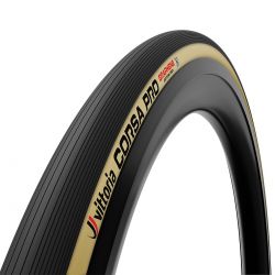 Dæk Road Corsapro Brun Sort 30 622 700x30c Fold Tube G2   Cykeldæk fra Vittoria