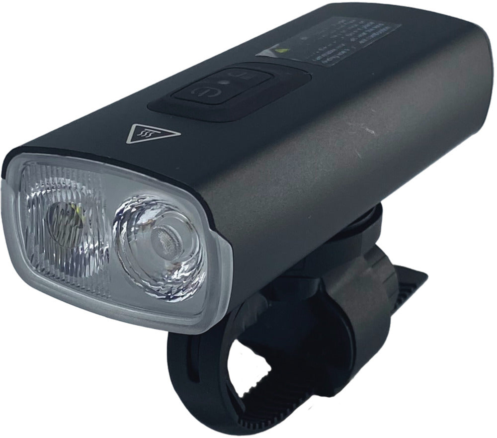 Forlygte Tellus Plus Genopladelig 2600 Lumen M Powerbank   Cykellygte fra Abus