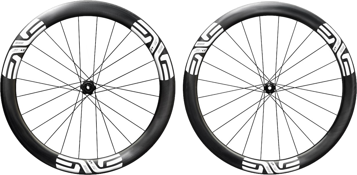 Enve Ses 4.5 Hjulsæt 700c   Shimano Hg   White Decals fra Diverse