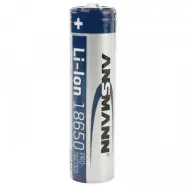 Genopladeligt Li Ion Batteri 18650 2600 Mah 3,6 V 9,36 Wh fra Ansmann