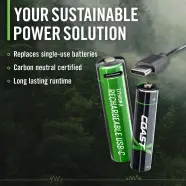 1,5v Aa Usb C Genopladelige Batterier (inkl. Ladekabel)   4 Stk.   Batteri fra Coast