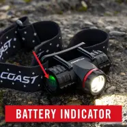 Xph25r Rechargeable Headlamp (410 Lumens) With Battery Indicator   In Blister Pack   Vending Pack   Pandelampe fra Coast