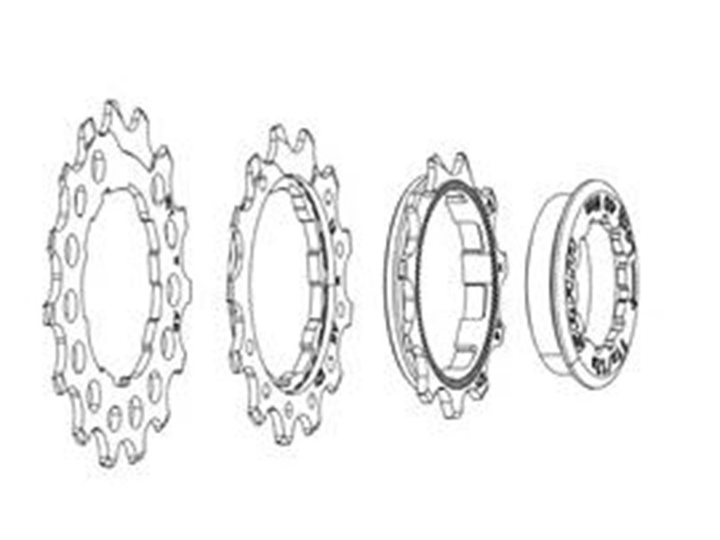 Cogs   Klinge 11 13 Og 15 Tands Og Lock Ring   Pg1210 1230 fra Sram
