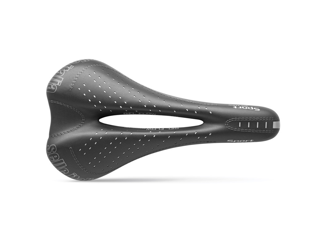 Sport Gel Flow   Cykelsadel   Sort fra Selle Italia