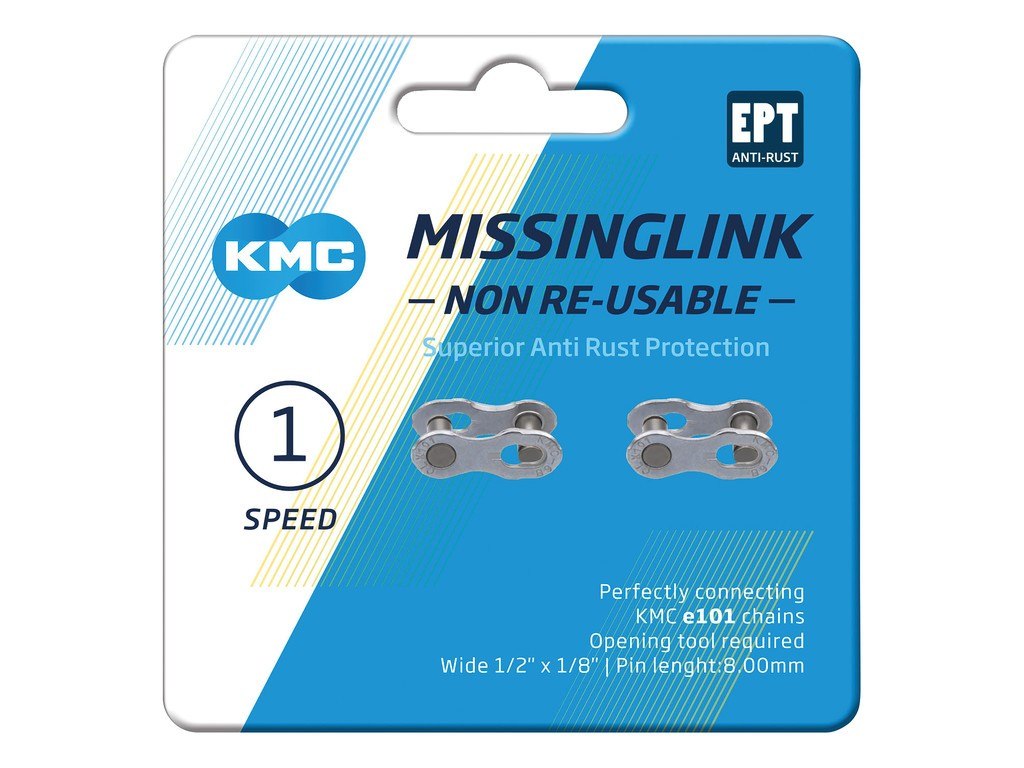 Missinglink 1 2x1 8 Kæder 2 Stk." fra Kmc