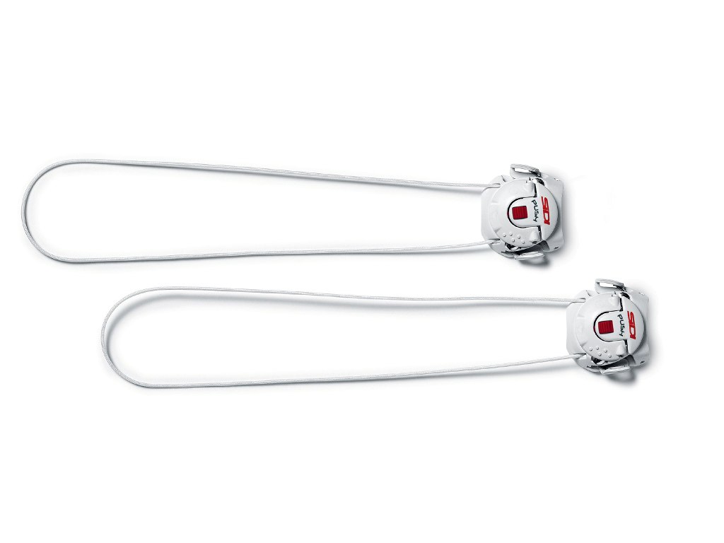 Tecno 3 Spænde Lang Model Hvid Med Push fra Sidi