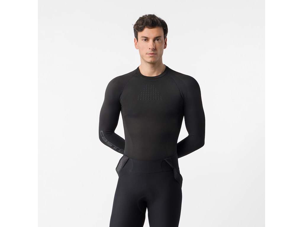 Core Seamless Baselayer   Svedundertrøje   Herre   Sort   Str. S M fra Castelli