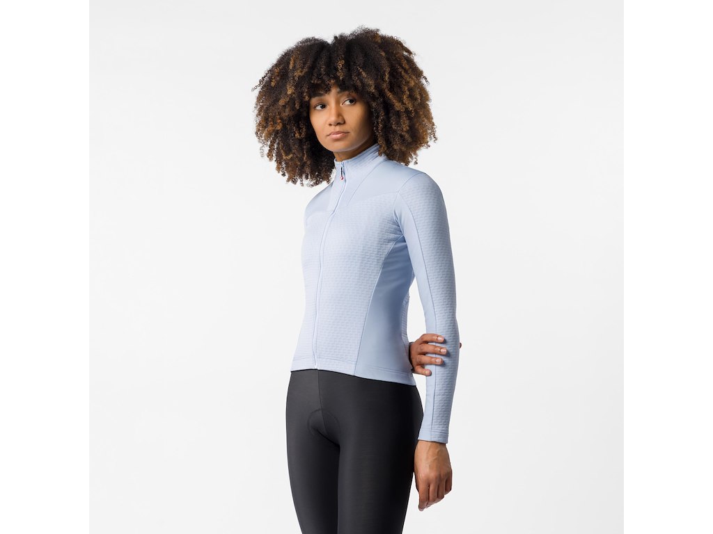 Sfida 3 Jersey   Cykeltrøje   Lange ærmer   Dame   Steel Fade   Str. S fra Castelli