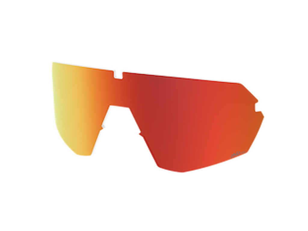 Sport Shield   Linser   Amp Red Chrome fra Scott