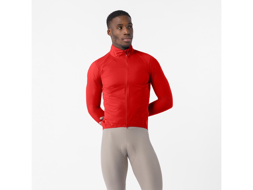 Transition Air Jacket   Cykeljakke   Herre   Rich Red   Str. M fra Castelli