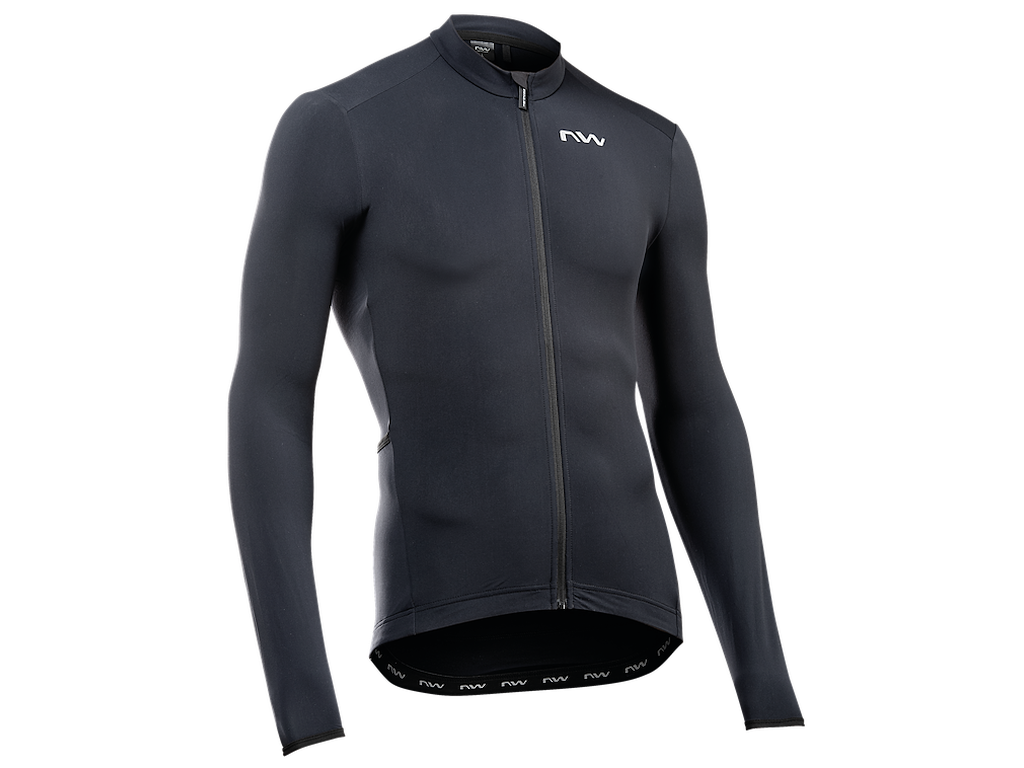 Fahrenheit Cykeltrøje Med Lange ærmer   Herre   Sort   Str.   2xl fra Northwave