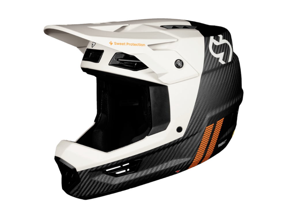 Fixer Carbon 2vi Mips Fullfacehjelm Bronco White fra Sweet Protection