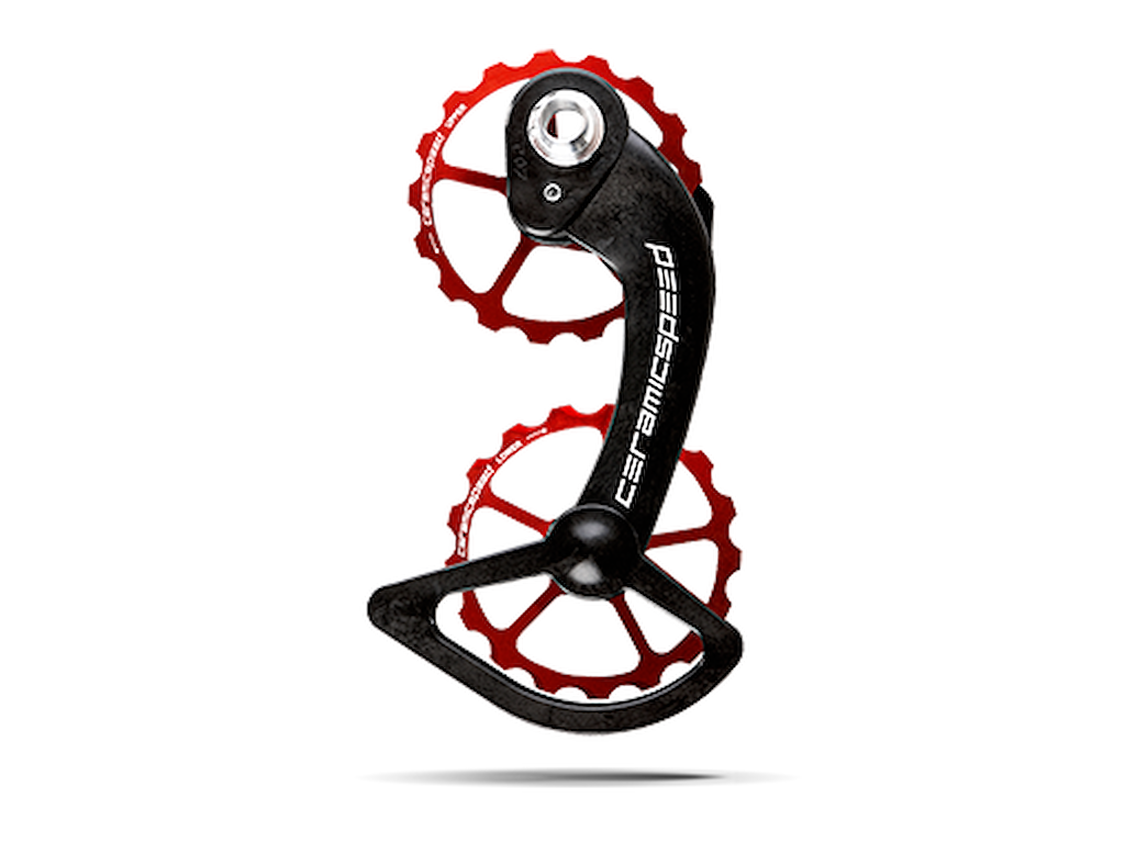 Keramiske Oversized Pulleyhjul Rød Shimano fra Ceramicspeed