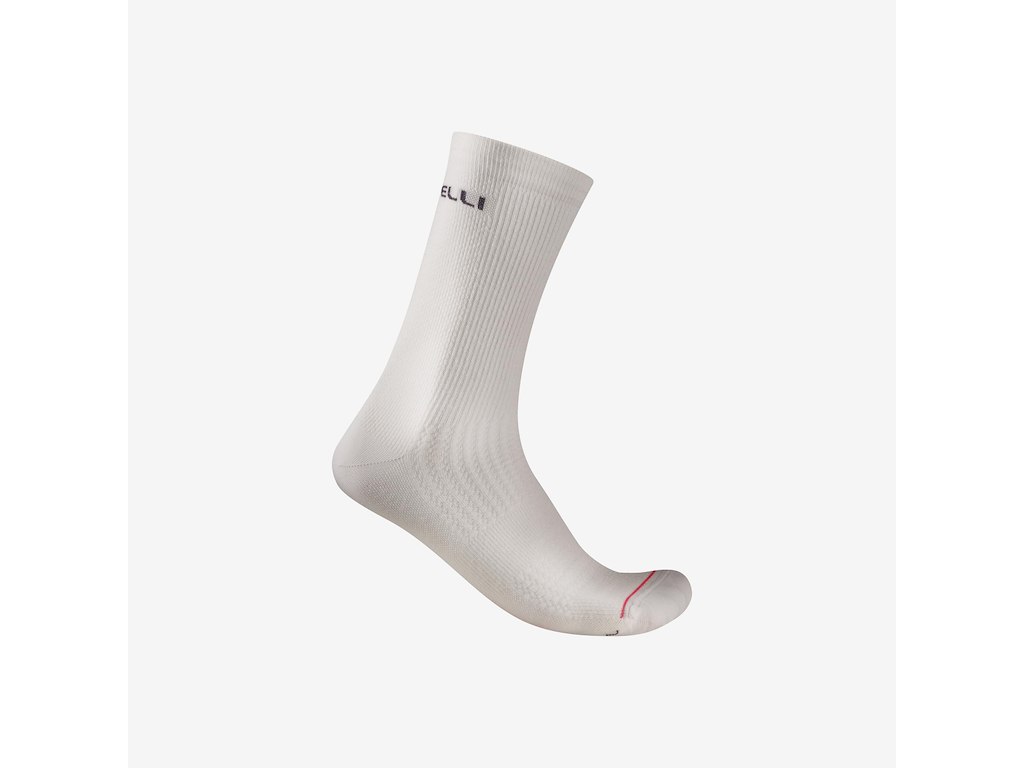 Bandito 2 Merino 18 Sock   Cykelstrømper   Hvid   Str. S M fra Castelli