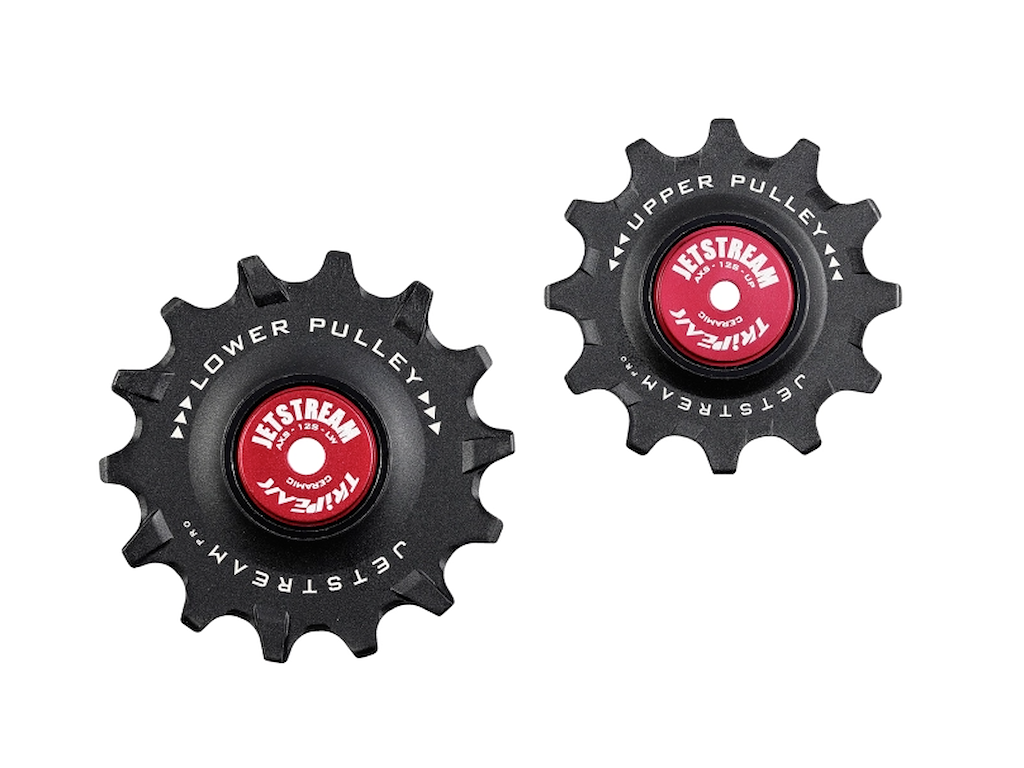 Pulleyhjul Keramiske Lejer 12t 14t 12s Sram Axs Road Sort fra Tripeak