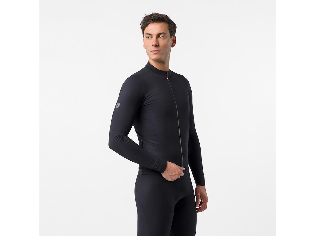 Thermowoven Ls Jersey   Cykeltrøje   Lange ærmer   Herre   Sort   Str. Xs fra Castelli