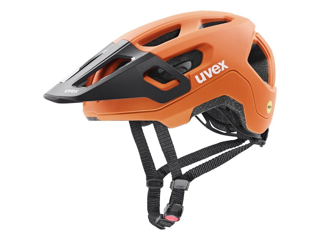 React Junior Mips Cykelhjelm   Papaya Matt   Str. 52 56 Cm fra Uvex