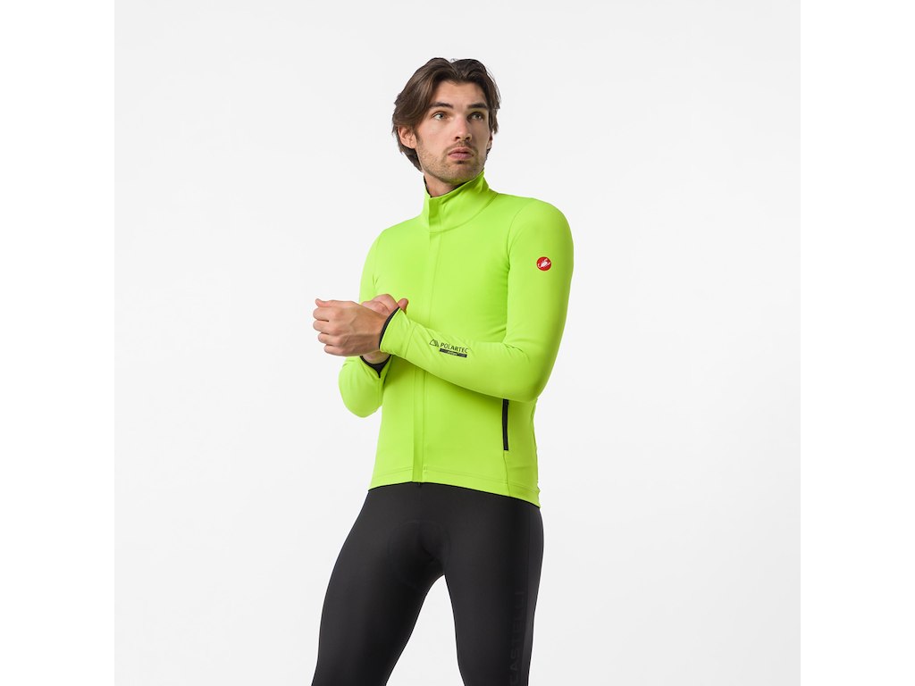Alpha 150 Jacket   Cykeljakke   Herre   Electric Lime Black   Str. Xs fra Castelli