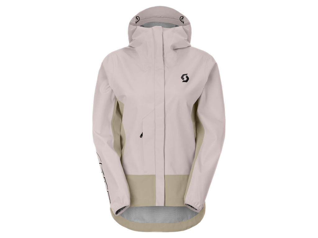 Vertic 2.5l Waterproof Jacket   Cykeljakke   Dame   Wax Pink Portobello Beige   Str. S fra Scott