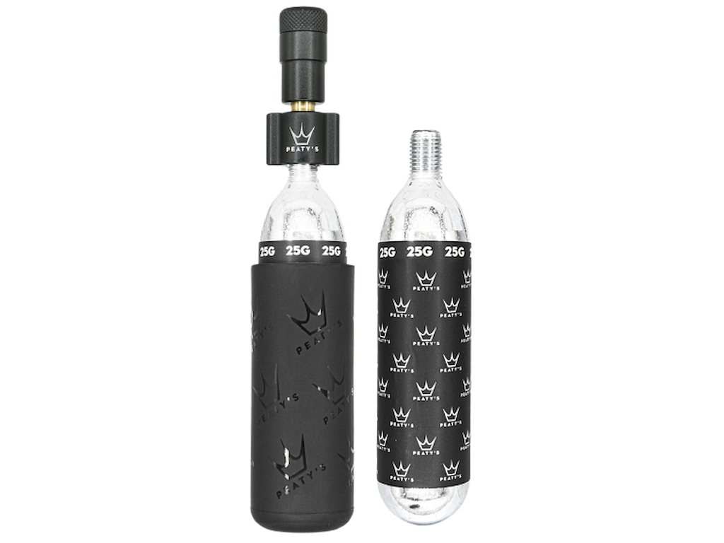 Peatys Holeshot Co2 Pumpe Sort 16g fra Peaty's