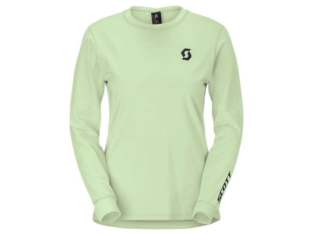 Vertic Pro Mid Ls Tee   Cykeltrøje   Lange ærmer   Dame   Vapour Green   Str. Xl fra Scott