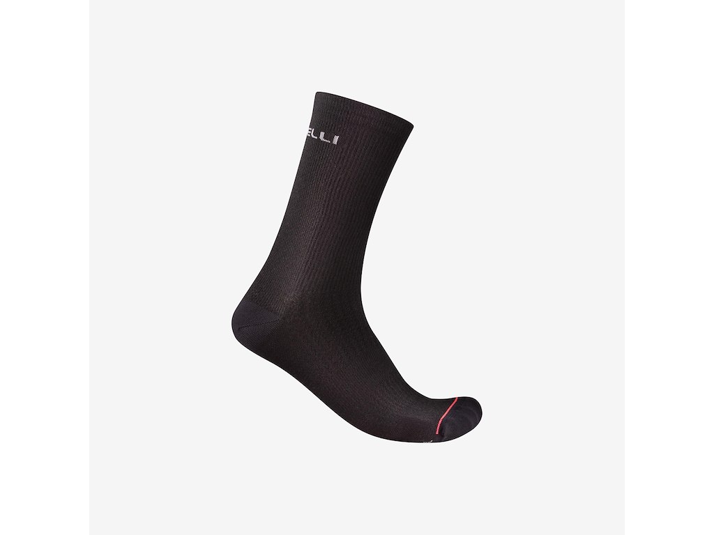 Bandito 2 Merino 18 Sock   Cykelstrømper   Sort   Str. 2xl fra Castelli