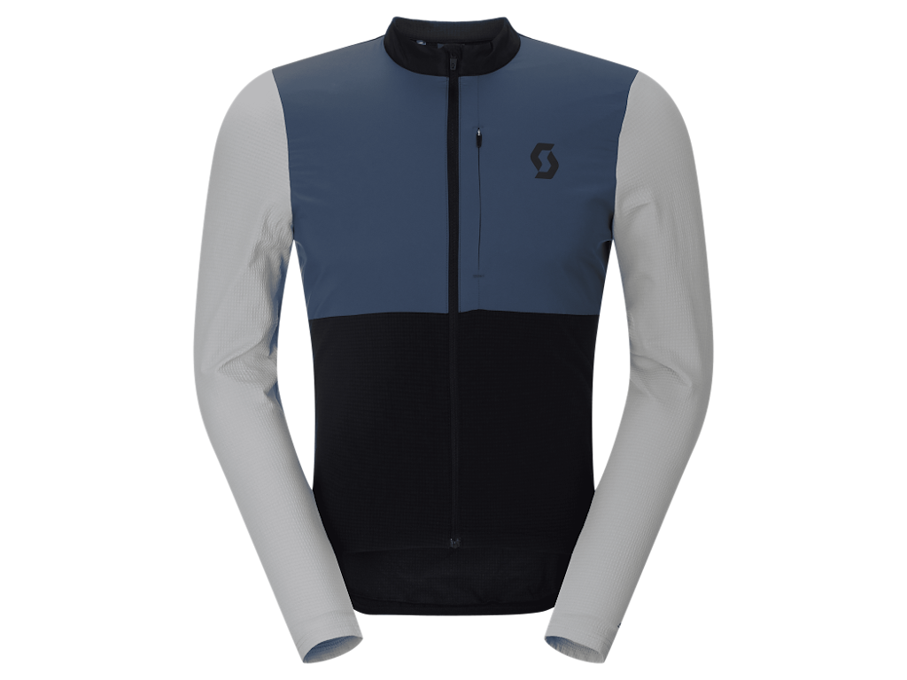 Endurance Warm   Cykeltrøje   Lange ærmer   Herre   Sort Dusk Blue   Str. M fra Scott