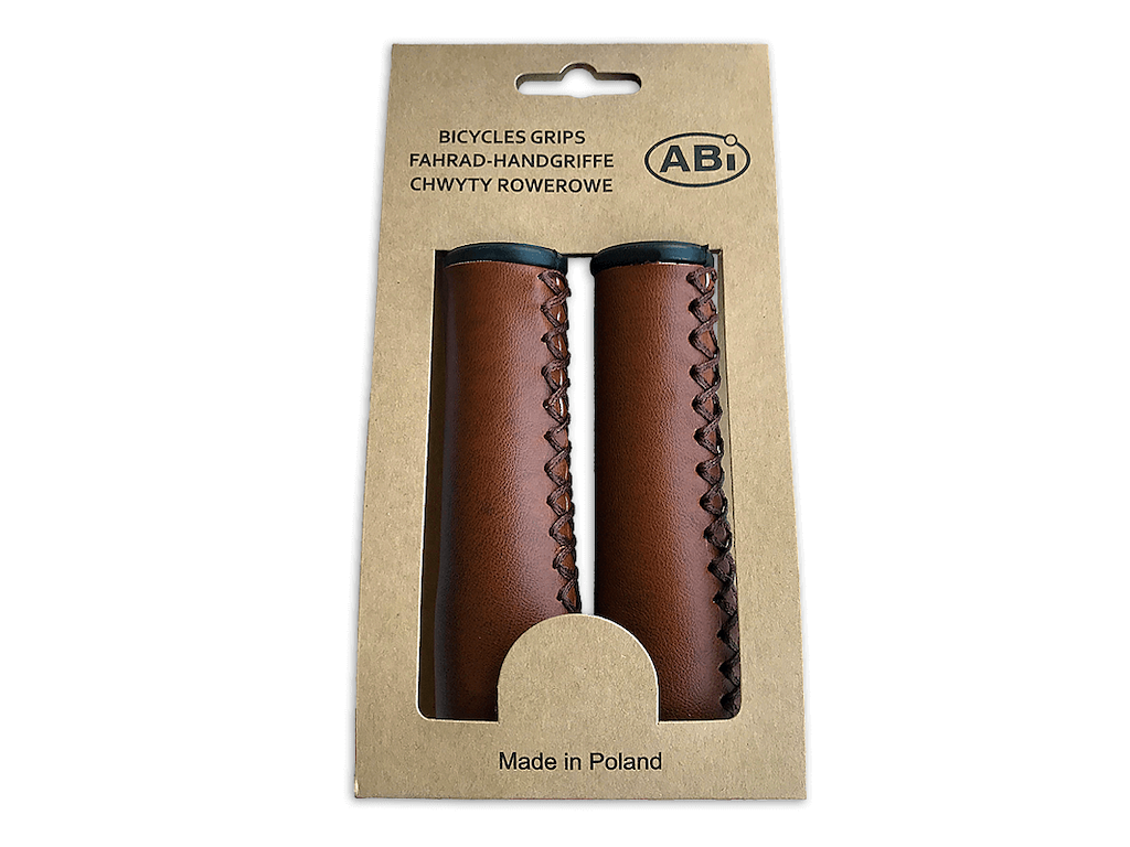 Abi Pvc Læderhåndtag Brun fra Diverse