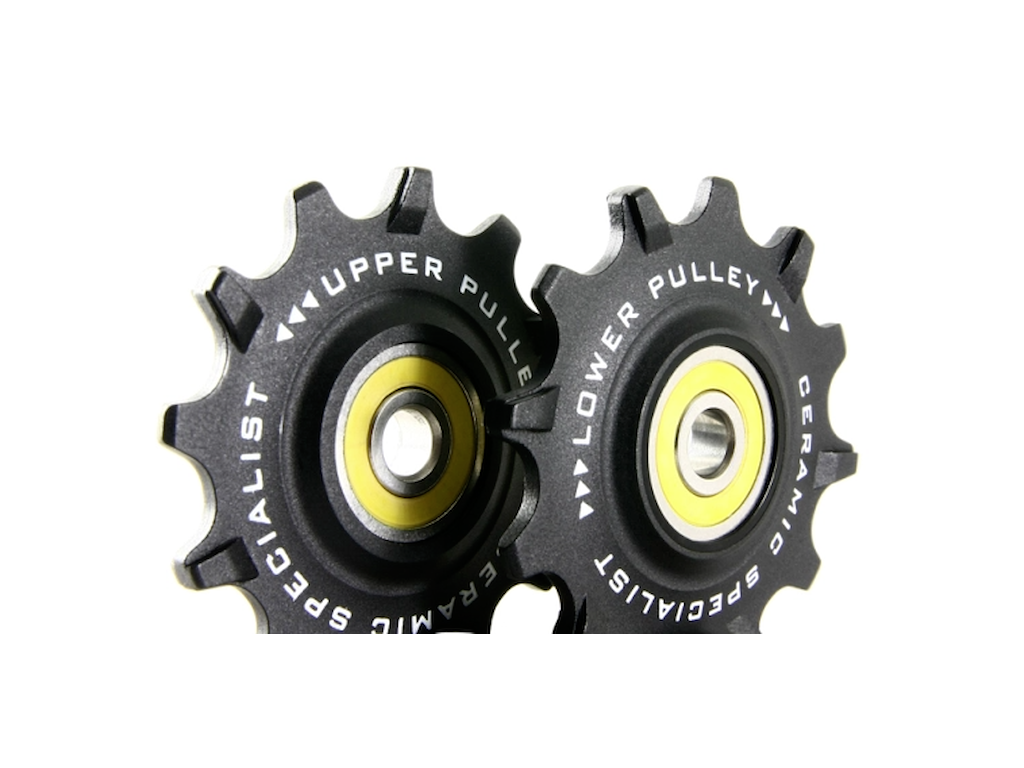 Pulleyhjul Keramiske Lejer 12t 12s 11s Sram Sort fra Tripeak