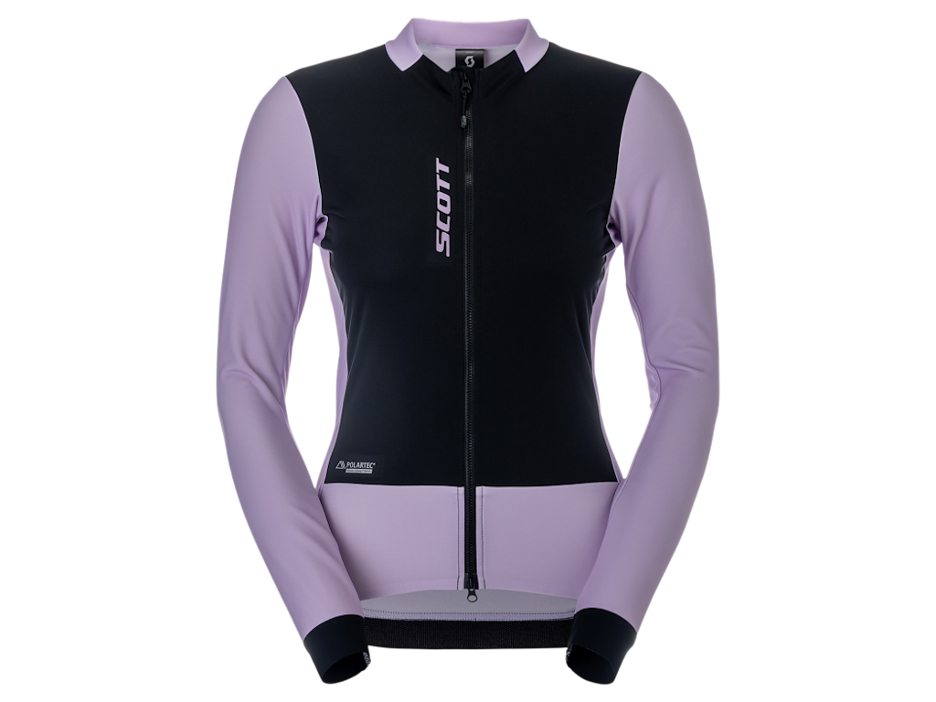 Pro Warm Wind Breaker   Cykeltrøje   Lange ærmer   Dame   Lilla Sort   Str. Xl fra Scott