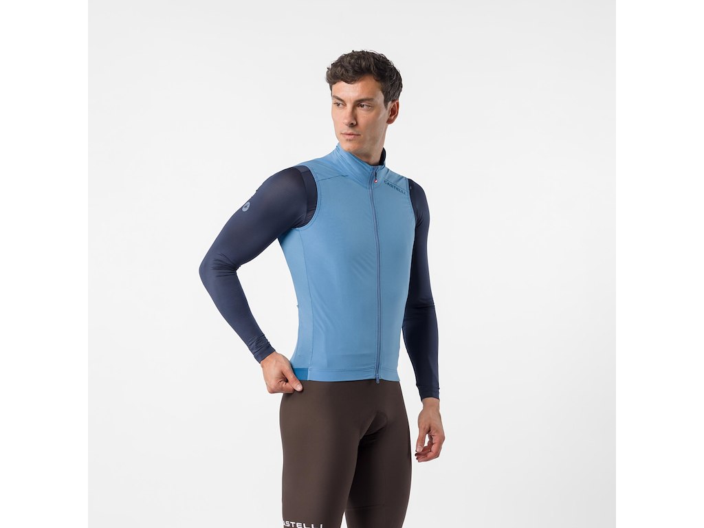 Espresso 2 Vest   Cykelvest   Herre   Metallic Blue   Str. 2xl fra Castelli