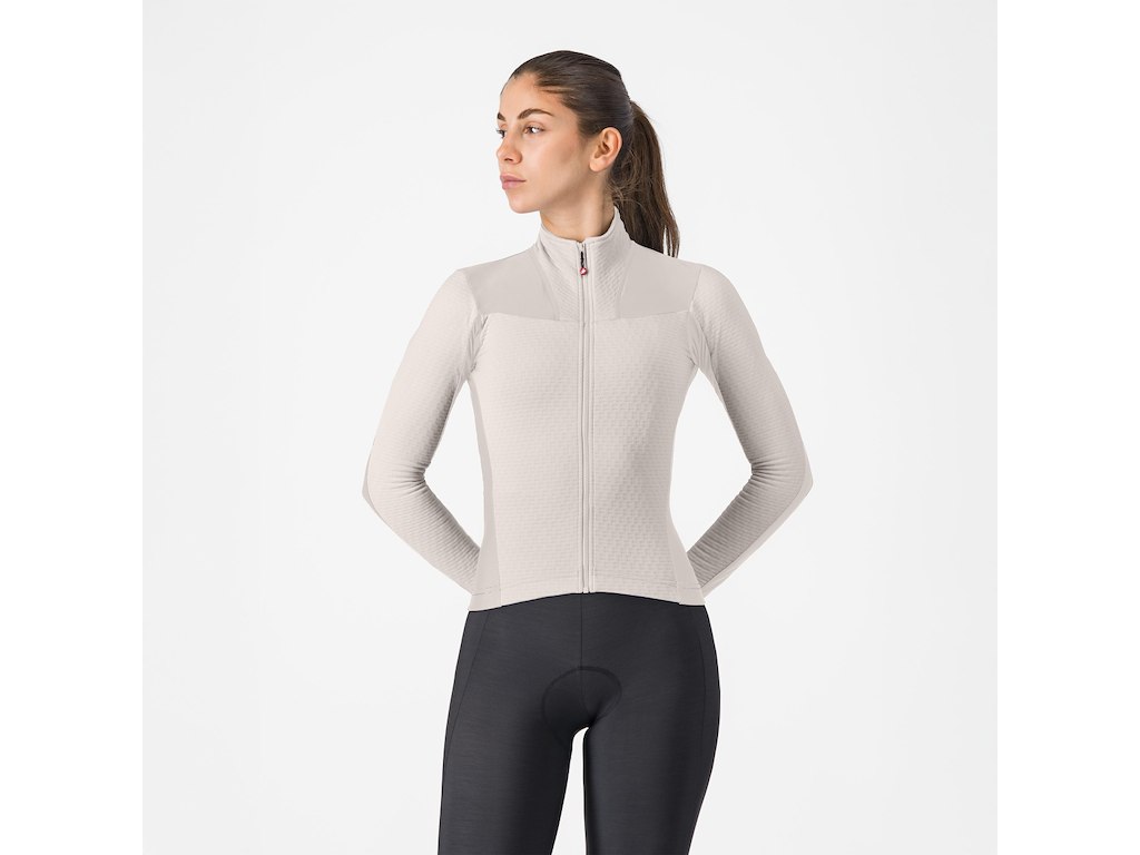 Sfida 3 Jersey   Cykeltrøje   Lange ærmer   Dame   Silver Moon   Str. L fra Castelli
