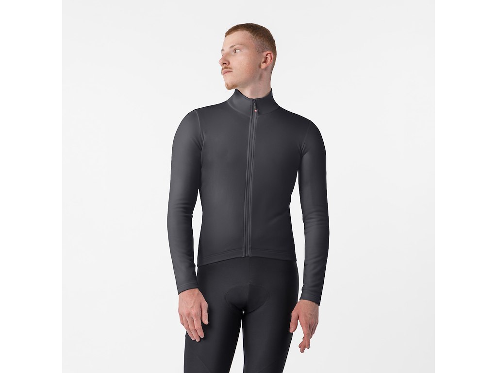 Competizione Thermal Ls Jersey   Cykeltrøje   Lange ærmer   Herre   Sort   Str. M fra Castelli