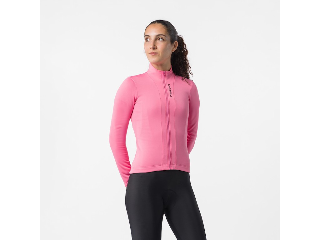 Sinergia 3 Jersey   Cykeltrøje   Lange ærmer   Dame   Rosa Giro   Str. Xl fra Castelli