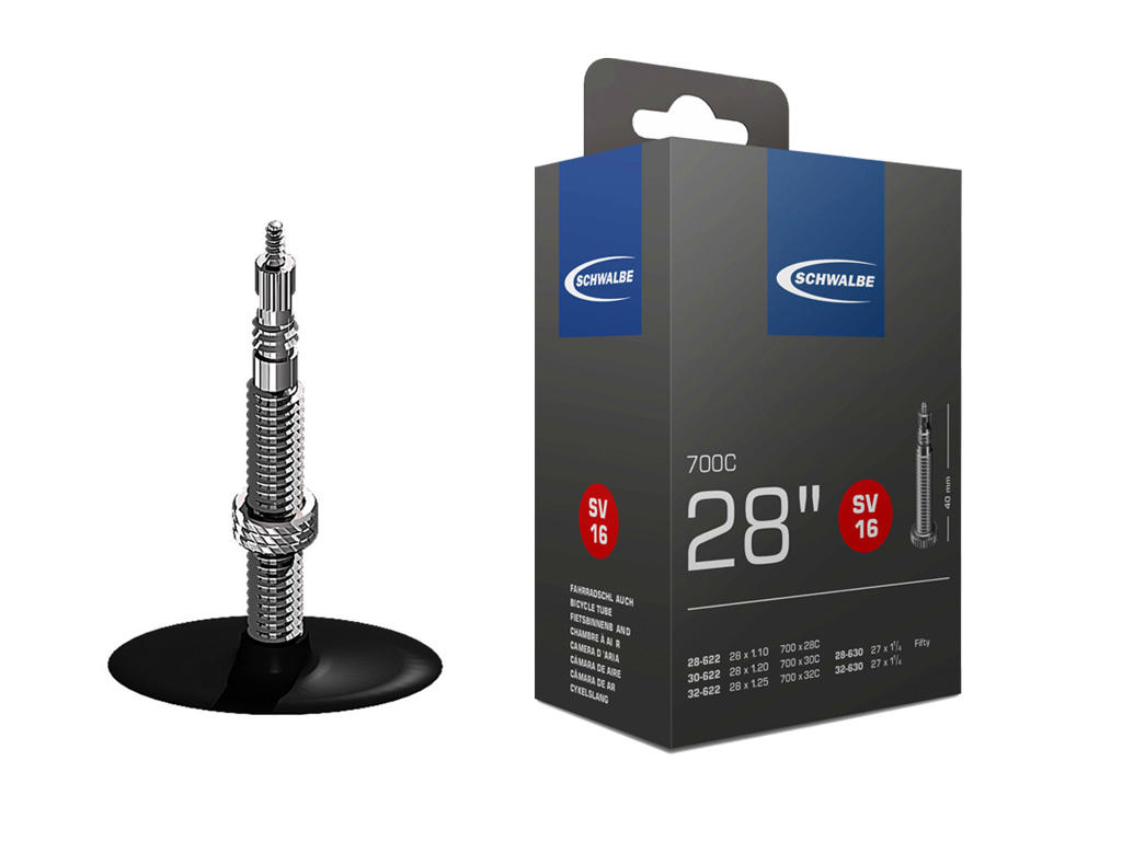 Slange 700 X 28 44c Med 40mm Lang Racerventil Sv18 fra Schwalbe