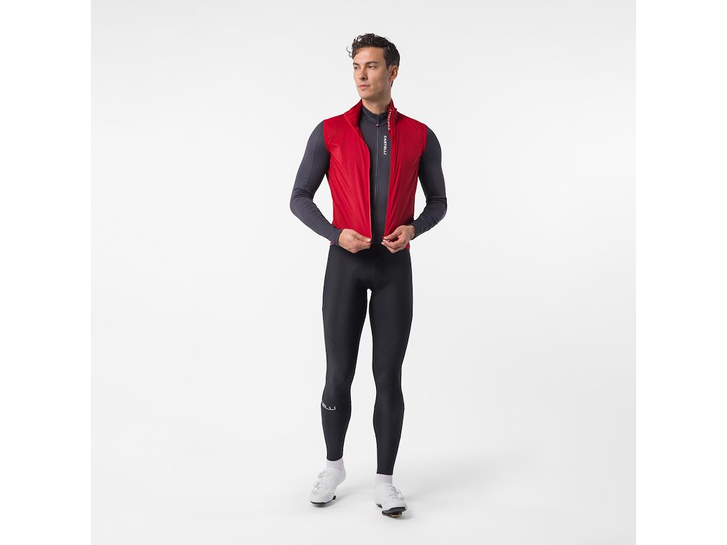 Transition Air Vest   Cykelvest   Herre   Rich Red   Str. S fra Castelli