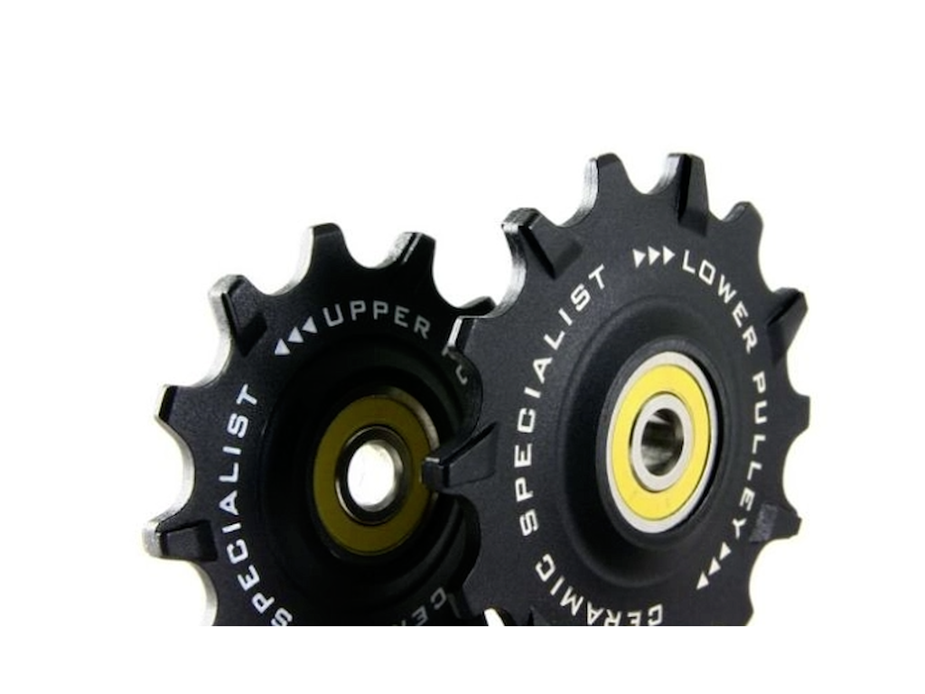 Pulleyhjul Keramiske Lejer 12t 14t 11s12s Sram Sort fra Tripeak